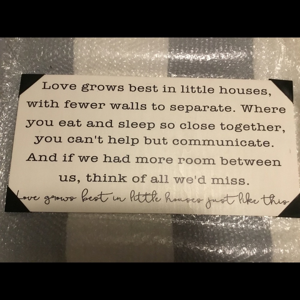 Wooden sign